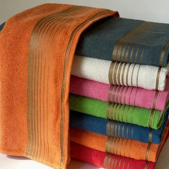 Kit 2 ou 3 Toalhas Banho 100% Algodão 70x130cm Maciez Premium Unissex Julia