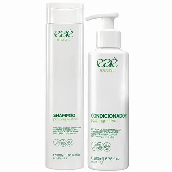 Kit Capilar Home Care Eaê Pós Progressiva Shampoo E Condicionador
