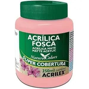 Tinta Acrilica Fosca 250ml Acrilex 537 Rosa