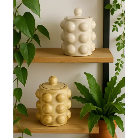 vaso decorativo bolhas efeito mármore 1 und / home/ casa / decor / presente
