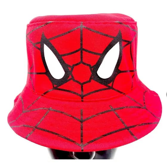 Bucket Hat Chapéu Infantil De Praia Menino Criança Verão Proteção Do Sol Personagem H. Aranha