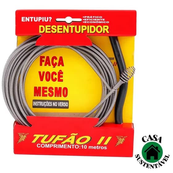 Desentupidor Tufão 10 metros, Vaso Sanitário, Tubos, Ralos, Caixa de Inspeção e Calhas Overtime