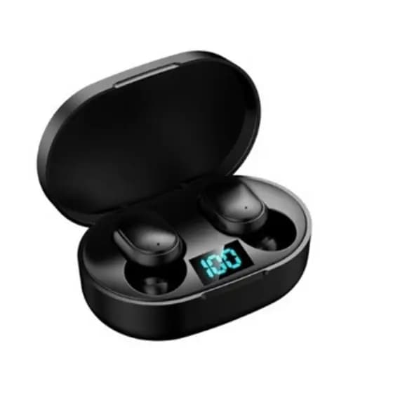Fone De Ouvido Sem Fio E6s Bluetooth 5.0 Tws Preto