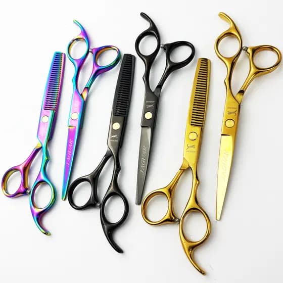 Tesoura Jaguar De 6.5 Polegadas , Corte De Cabelo E De Cabeleireiro Profissional , Desbaste Para Salão De Beleza Uso Dom