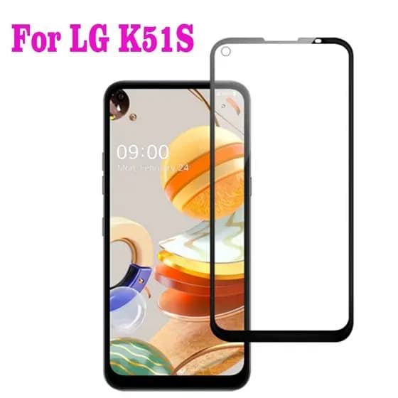 Película De Vidro 3D para LG K51s 3d bordas pretas