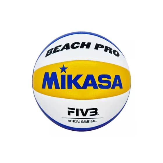 Bola Vôlei De Praia Mikasa Bv550c Cor Branco Amarelo E Azul