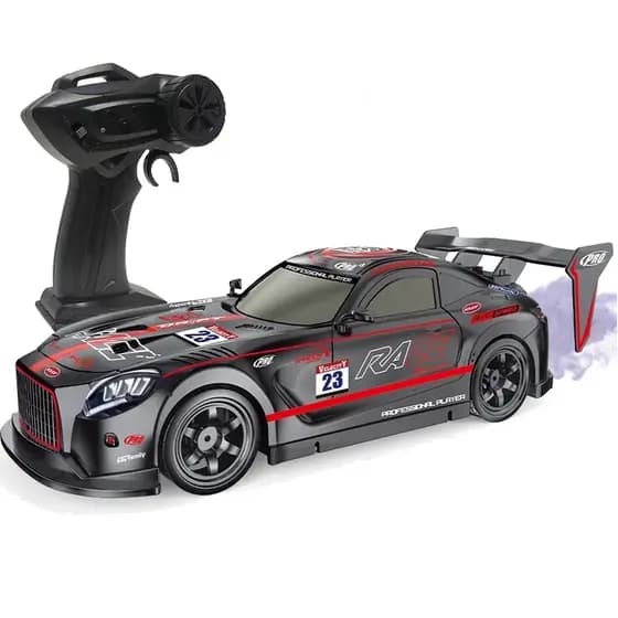Brinquedo Carrinho de Carro Drift Racing Fast 4x4 4wd Corrida Solta Fumaça Controle Remoto Kizumba