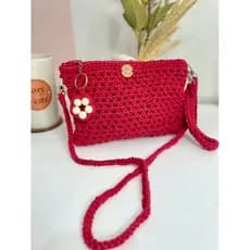 bolsa em crochê /bolsa de ombro /bolsa de mão