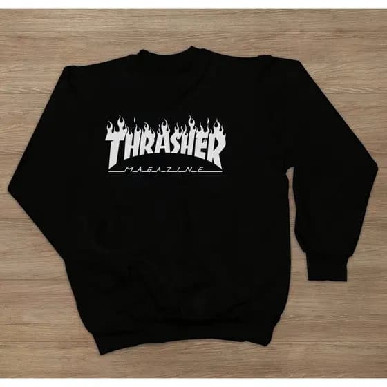 Moletom Thrasher Magazine Agasalho Masculino Gola Careca