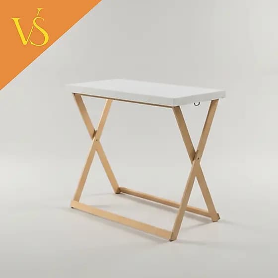 Mesa Cavalete Dobrável MDF Pratico e Compacto Decoração Ideal Para Eventos e Festas