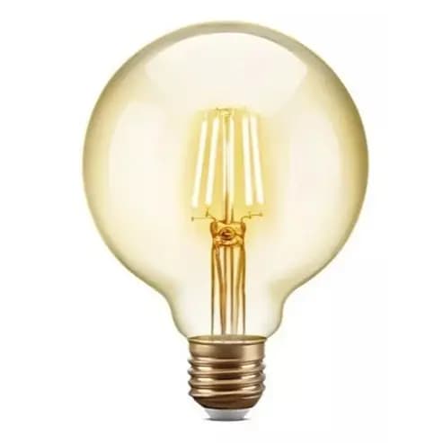 Lâmpada Retro Filalmento 4W G95 e27 2200K Bivolt- MUNDILUX
