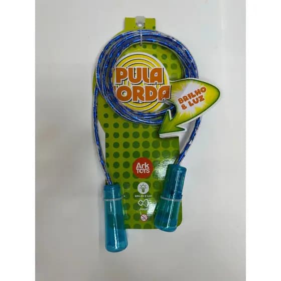 Corda de Pular brinquedo infantil com brilho e luz de led que Brilha