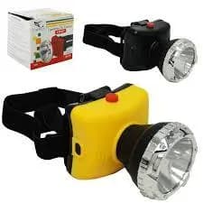 Lanterna de Cabeça 1W 12 Leds Bateria Recarregável Super Forte Bike Pesca