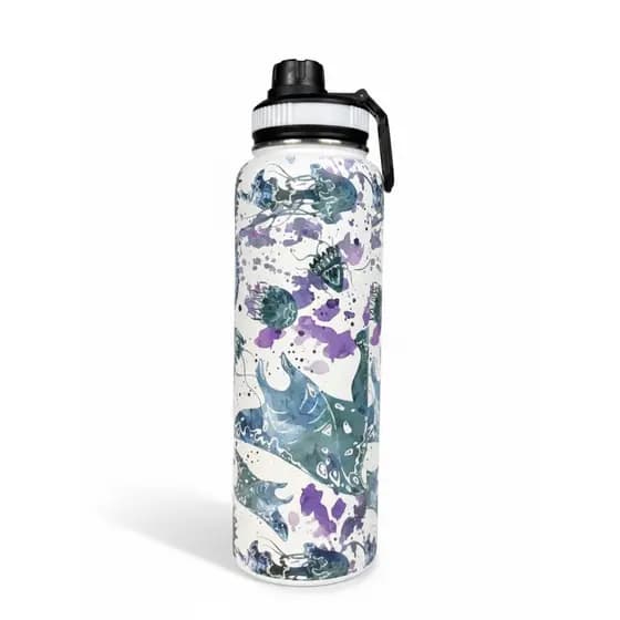 Garrafa Térmica 1200ml Estampa Ocean Life