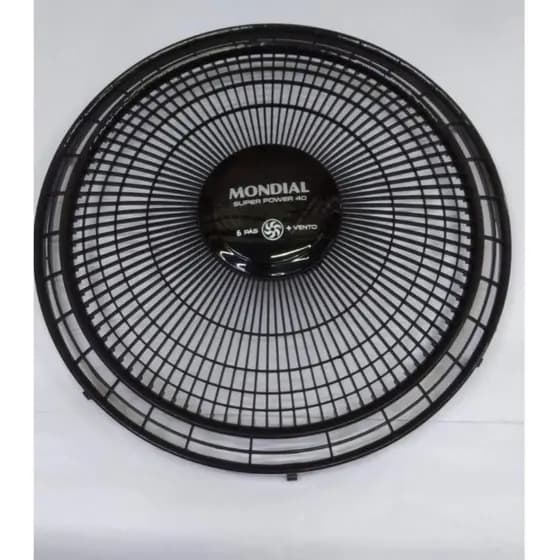 Grade Dianteira Ventilador Mondial VPS-40-B Preto Original