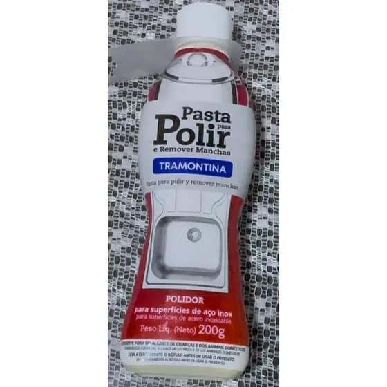 Pasta para Polimento e Remoção de Manchas em Aço Inox Tramontina