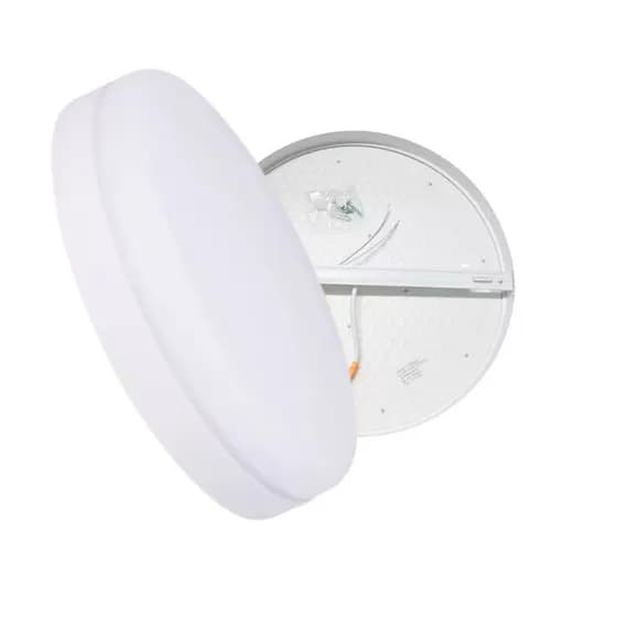 Luminária Led Plafon Borda Infinita 50W REDONDO SOBREPOR Bivolt Branco Frio 6500k ou Neutro 4000k 30CM