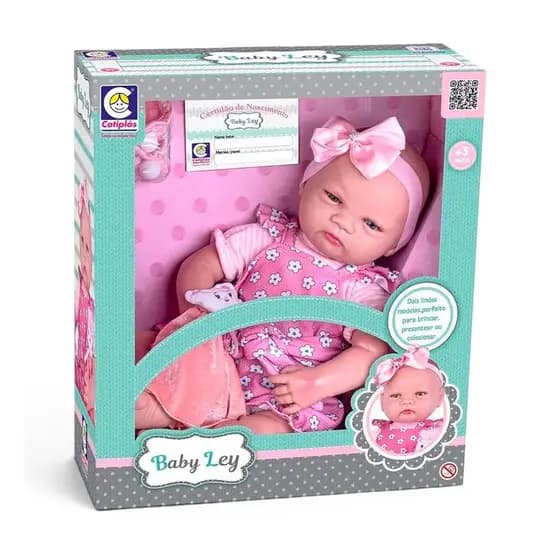 Boneca Baby Ley Menina - Cotiplás