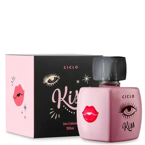 Colônia Feminina Ciclo Kiss 100ml