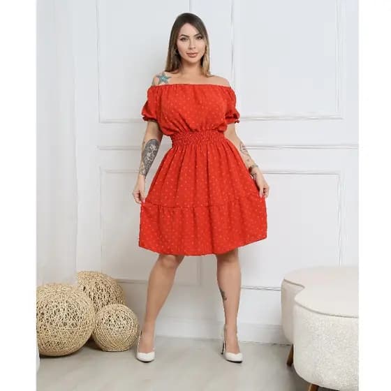 vestido feminino curto midi casual duna pipoca manga curta evangelico