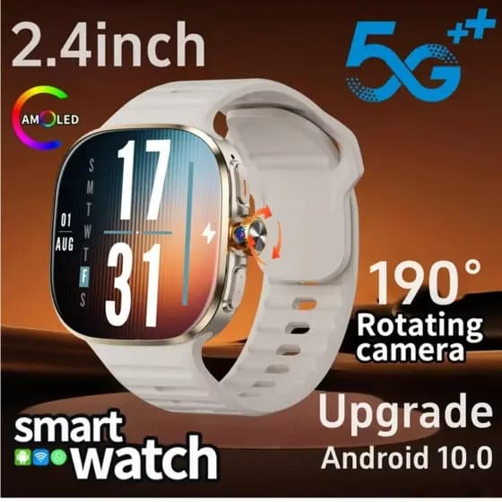 M99 Smartwatch 5G Com Tela Amoled De 2.4 Polegadas 900W Câmera Rotativa WIFI GPS Posição Bússola NFC Bluetooth Relógio I