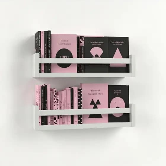 MDF 2 KIT PRATELEIRAS LIVROS