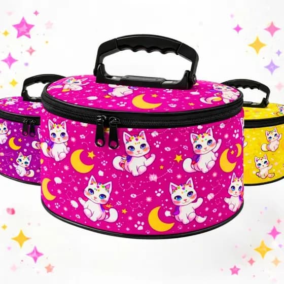 Necessaire para Maquiagem Feminina Organizadora de Cosméticos e Viagem – Gatinho