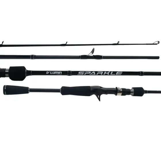 Vara Para Carretilha 1,68m Carbono 10-20lbs 2 Partes Leve