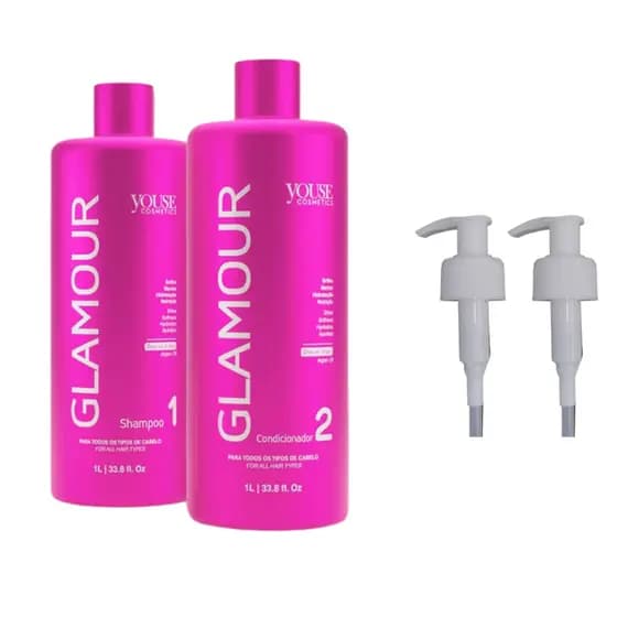 Glamour Kit Youse Shampoo e Condicionador 1L VV