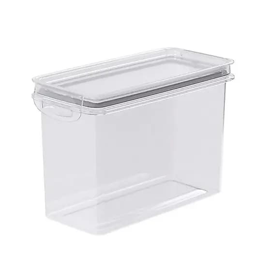 Pote Hermético Retangular Organizador de Mantimentos com Tampa Vedada – Prático e Durável