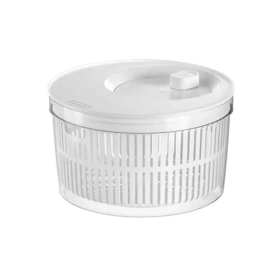 Organizador Secador Centrifuga De Salada 5.5l Clear Fresh Natural