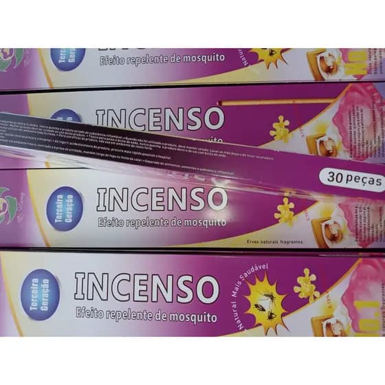 INCENSO EFEITO REPELENTE DE MOSQUITO c/30 Varetas