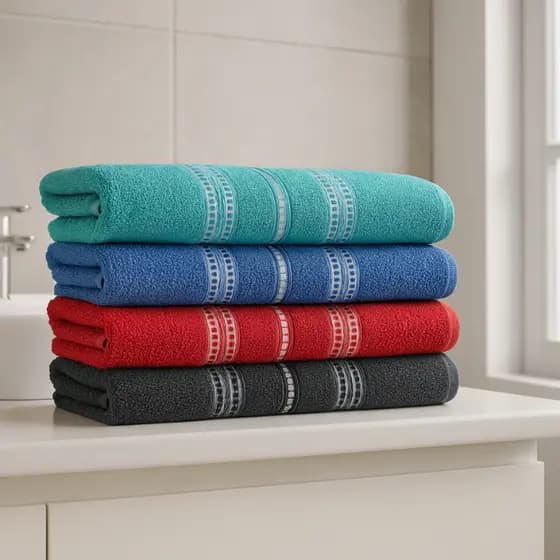 Kit 05 Toalhas Prime Algodão Secagem Rápida Macia Laune Haus