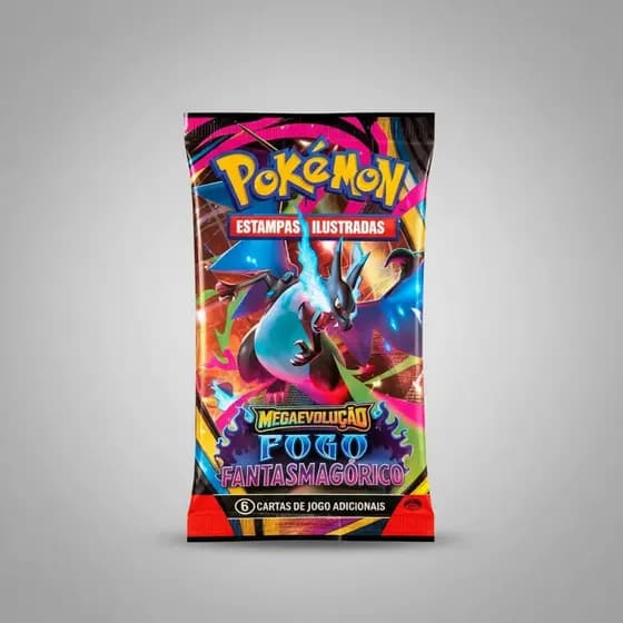 Pokémon Tcg Booster Fogo Fantasmagórico Mega Evolução Cartas