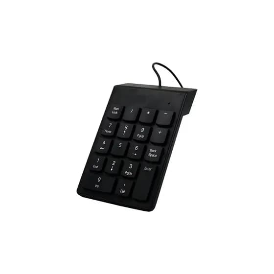 Mini Teclado Numérico USB - Design Slim, Teclas Macias, Plug & Play