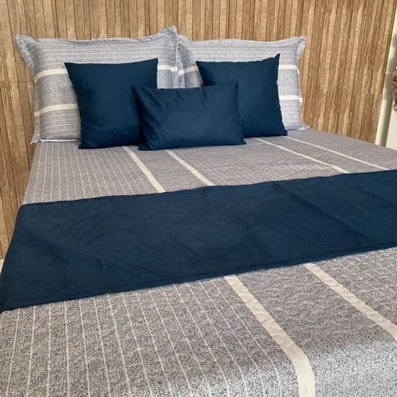 Kit Peseira Aconchego 4 Peças Para Cama e Sofá