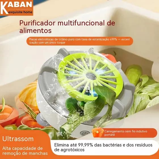 Máquina De Lavar Frutas E Vegetais , Eletrolisia De Titânio , Purificador De Pesticidas , Dispositivo Automático De Limp