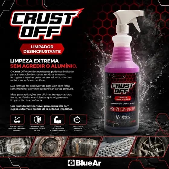 Limpador Desincrustante Wecon Biochem Crust Off 1 Litro