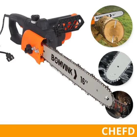 Motoserra Elétrica Profissional Poda 16" Potente Corrente De Aço