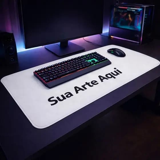 Mouse Pad Gamer Antiderrapante Personalizado 40 cm x 90 cm Tamanho GRANDE