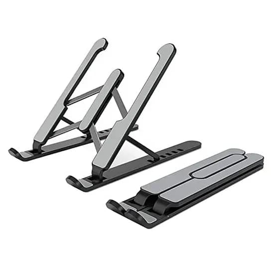 Suporte Para Notebook Ergonômico Apoio Para Mesa Retrátil Plástico