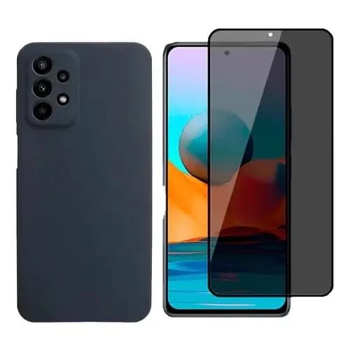 Capa Aveludada Samsung Galaxy A33 + Pelicula Privacidade