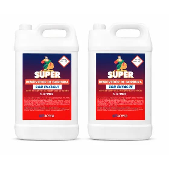 Kit 2 super removedor de gorduras 5 Litros ( valor promocional )