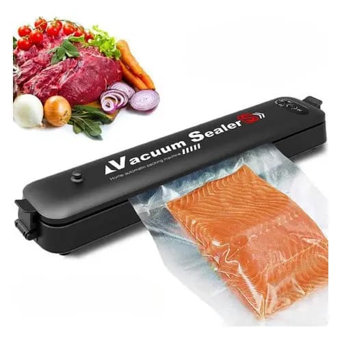 Seladora Alimentos A Vácuo Com Embalagens Plásticos Bivolt