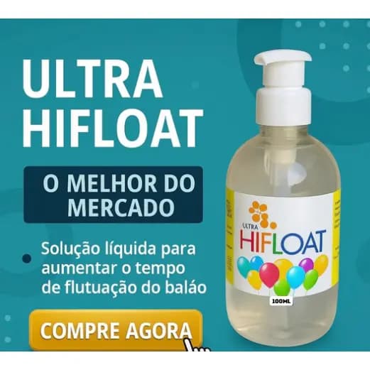 Gel para Balões Bexiga 100ml Hi Float Original