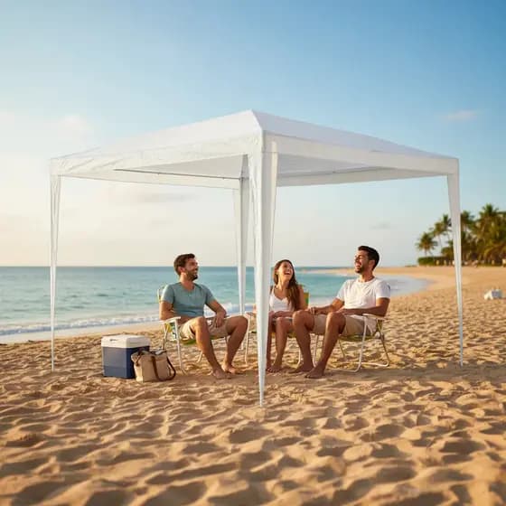 Tenda Gazebo 2,4 Metros Barraca Montável Camping Eventos Praia