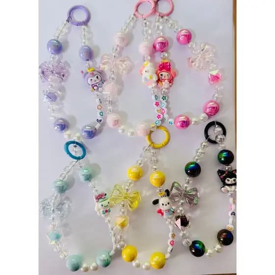 Pingente Chaveiro Celular Correntes para Bolsas Vários Modelo Moda