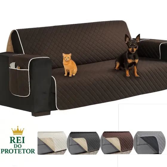Protetor Sofá 4 Lugares Padrão Dupla Face Impermeável Promoção !