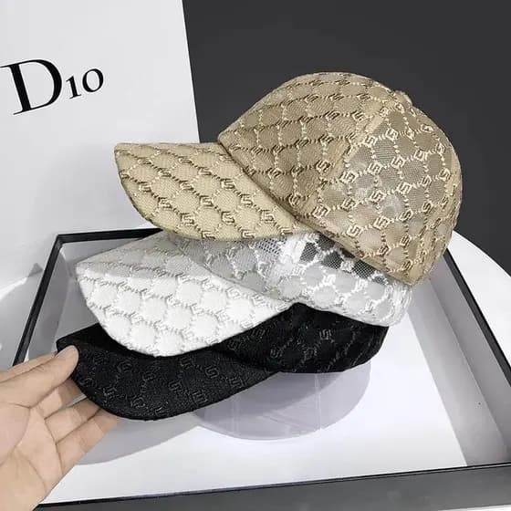 Chapéu De Verão Feminino Moda Mulher Sol De Beisebol Com Guarda-Respirável Novo Ajustável Para O Exterior