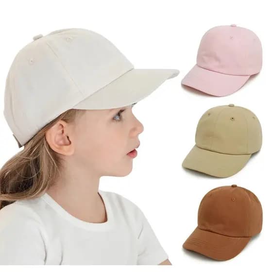 Boné de Bebê Fashion com Proteção Solar para Crianças, Boné Ajustável para Meninos, Boné de Beisebol para Viagem, Acessó